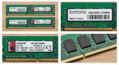 Оперативная память DDR3  4 GB и 2 GB для ПК Б/У