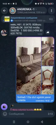 3,20 ga 2,30 o‘lchamdagi burchakli divan