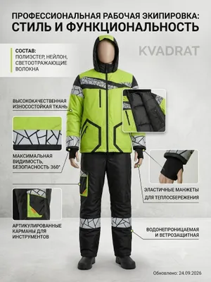 HI-VIS NEON — Professional Qishki Ishchi Kiyimi 1