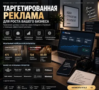 SMM qo‘llab-quvvatlashi. Targeting to‘liq xizmat