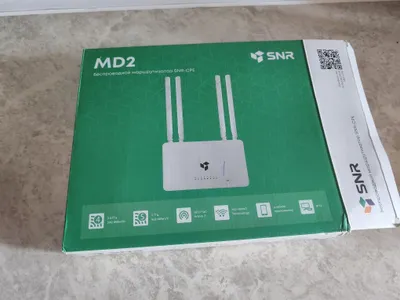 Wi-Fi router SNR-CPE-MD2 (Ikki diapazonli 2.4G / 5G) holati a'lo 1