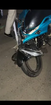 Kawasaki Ninja 400сс, мотоцикл после ДТП 1