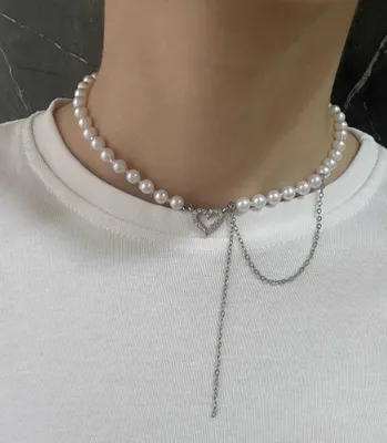 Yurak shaklidagi kulonli maftunkor choker 1