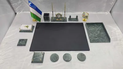 Настольный набор для руководителя 13шт предмет мирамир Premium !!! 1