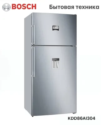 Bosch Series 6 muzlatkich 641 l — Zanglamaydigan po‘lat