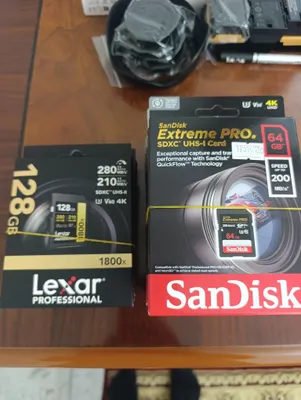 SanDisk extreme pro ва Lexar gold 1