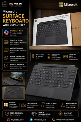 Microsoft Surface Pro klaviatura • Dastavka • New