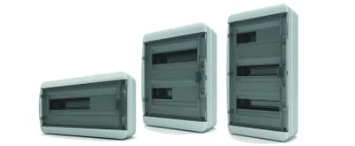 Пластиковые щиты 18,24,36,54 модуля  IP65 TEKFOR 1