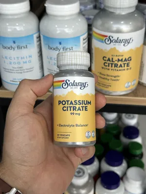 Solaray Potassium Citrate 99 mg 60 kapsula 1