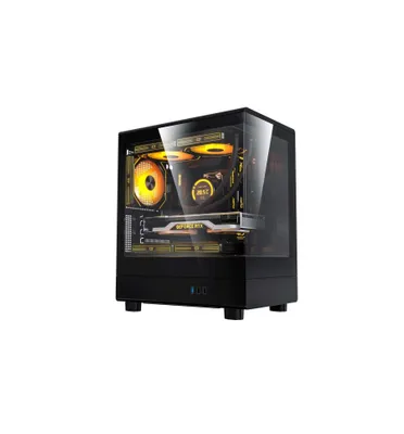 ' darkFlash DB330M MESH BLACK kompyuter korpusi (M-ATX, ventilyatorlarsiz) 1