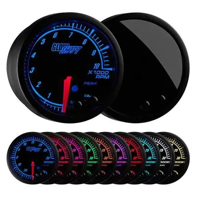 52 mm li GlowShift Black Series taxometri, 7 rangli 1