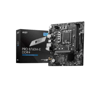 { MSI B760M E 2xDDR4 LGA1700 anakart 1