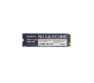 - Твердотельный накопитель SSD M.2 500GB Gigabyte Gen4 400E NVMe 1