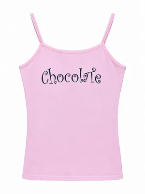 «Chocolate» yozuvli pushti mayka