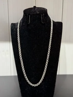 Серебряная цепочка 925 пробы, трос 1