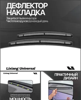 Накладка на дефлектор торпедо Lixiang от «LixiangShop»