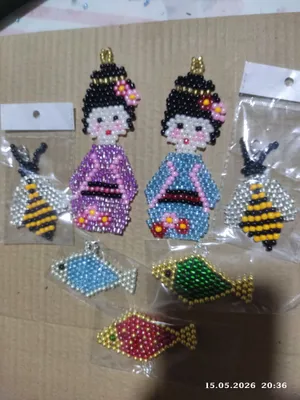 подвески из бисера. 1