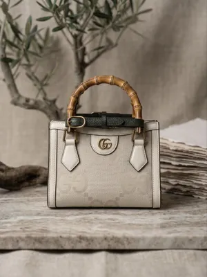 Маленькая бежевая сумочка Gucci 1
