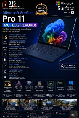 Microsoft Surface Pro 11 2076 / Доставка / НОВЫЙ