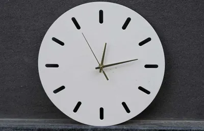 Настенные дизайнерские часы ручной работы 32 см. 1