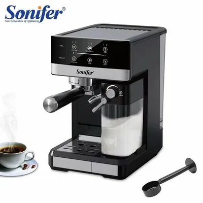 Кофеварка Sonifer SF-3575, автоматический капучинатор, давление 20 Бар