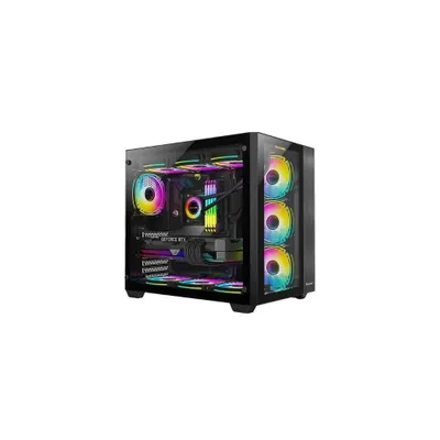 Корпус Huntkey / S980 (Tornado / Full View) / Micro-ATX и Mini-ITX 1