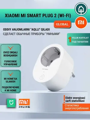 Умная розетка Xiaomi Mi Smart Plug 2 (EU, Wi-Fi) 1