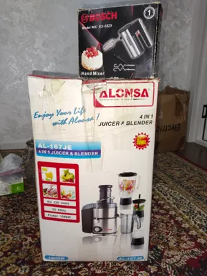Соковыжималка, миксер, фужеры 1