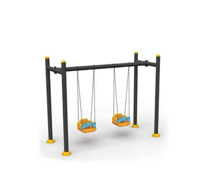 Nvr Play Swing 01 ikki o‘rindiqli ochiq maydoncha arg‘imchog‘i