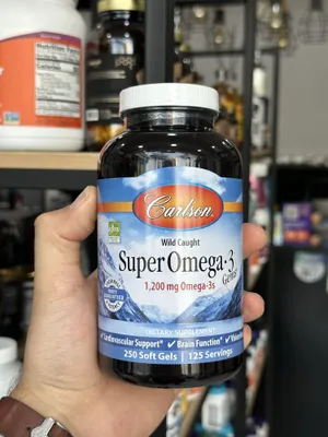 Carlson Super Omega 3 1,200 mg 250 капсул 1