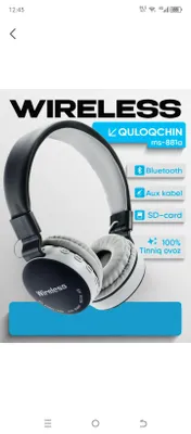 simsiz JBL quloqchinlar 1