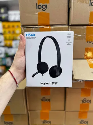 Проводные наушники Logitech H340 для звонков и встреч