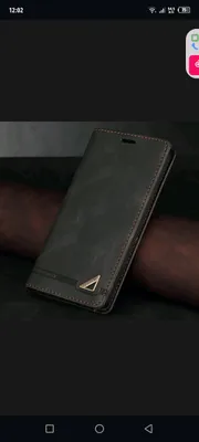iPhone 13 Pro Max чехол кожа Black 1