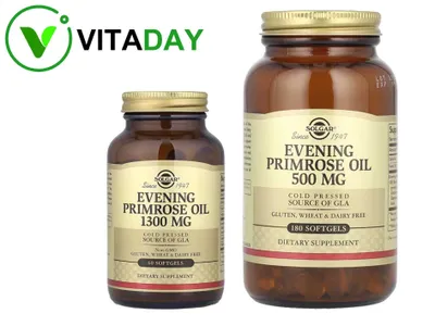 Solgar Evening Primrose Oil масло первоцвета вечернего 1