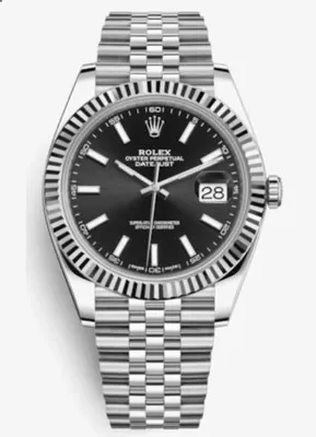 Rolex Datejust 41mm Steel and White Gold 126334 jub чер