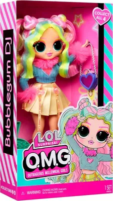 Кукла Лол LOL Surprise OMG Doll - Bubblegum DJ 25см Америка 1