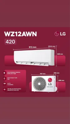 Кондиционер LG WZ12AWN Inverter Pro 12 New 2026 1