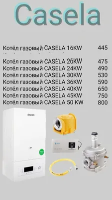 Умный котёл CASELA, двухконтурный котёл оптом 1