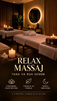 Premium massaj | Professional xizmat 24/7