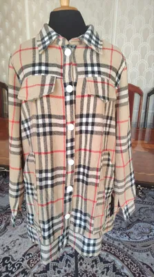 Burberry uzun rubashka& kardigan