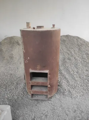 Котёл, адаптированный для газа и дров 1