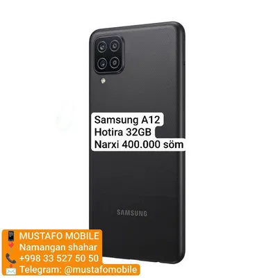 Samsung A12 32GB sotiladi.