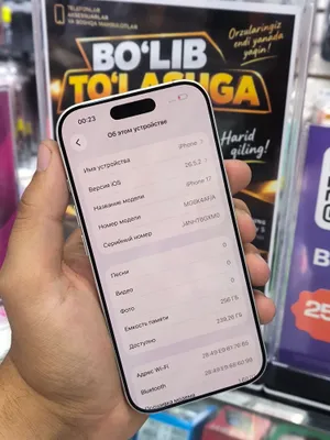 IPhone 17 256Gb 99%  96sikl 9