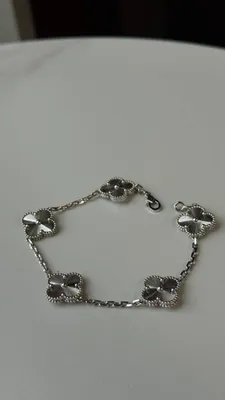 Браслет Van Cleef из белого золота, проба 750