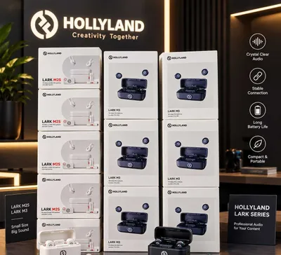 HOLLYLAND LARK M3 simsiz yoqa mikrofonlari