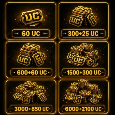 90 UC || PUBG Mobile || Barcha o‘yinlar uchun donat!