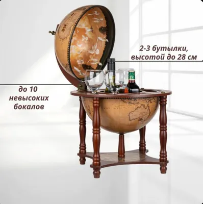 Stol usti globus-bar 1