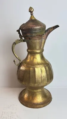 медный кумган национальный узбекский чайник антик 1