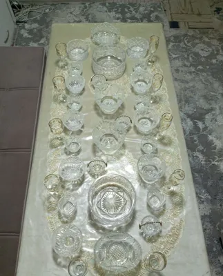 To'liq xrustal nabor sotiladi (37 dona), holati yangi 1