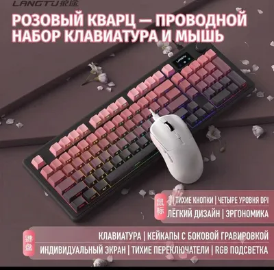 Набор: Проводная клавиатура и мышь